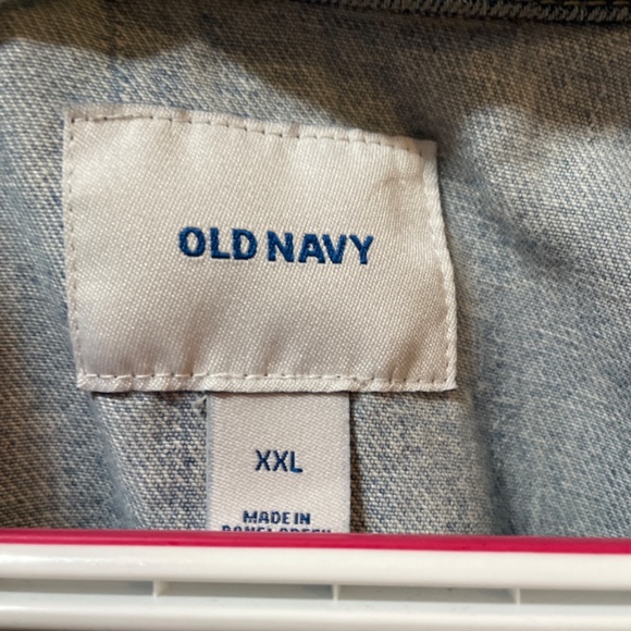 Women XXL Denim Trucker Jean Jacket Embroidered California on Chest - Picture 4 of 7